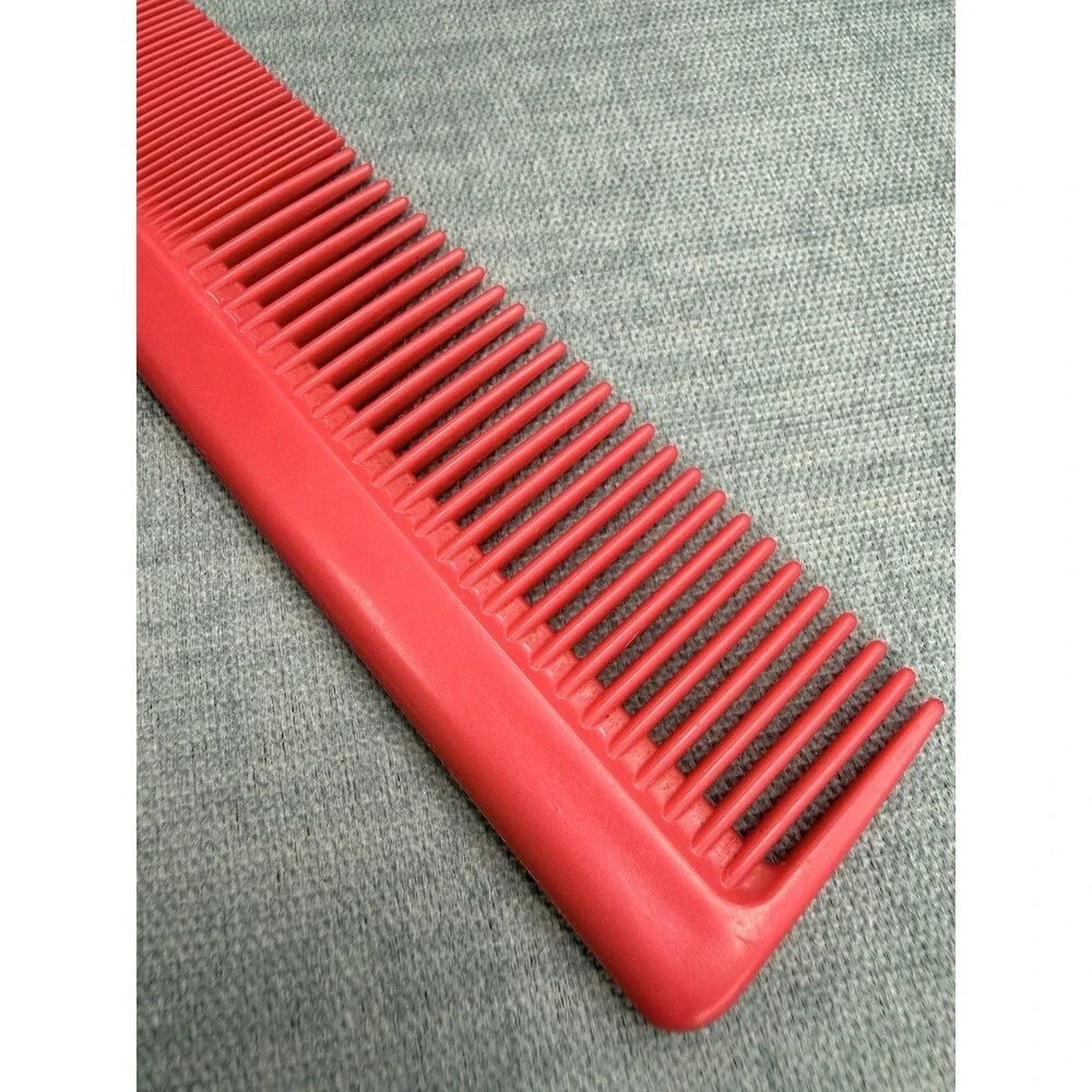 Vintage Conair Hair dressing Comb Red 7